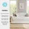 Martha Stewart Anya Twin Upholstered Platform Daybed with Pull Out Trundle, Cushioned Headboard, Footboard XH-8548-DBT-WH-MS - alternate 3