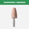 Dremel 3/8'' Aluminum Oxide Grinding Stone 952 - alternate 3