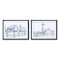 Homeroots Set of Two Black And White Framed Art, 2PK 516359 - alternate 3