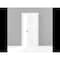 Vdomdoors Sliding Closet Bi-fold Doors 36 x 80in, Sete 6933 Light Grey Oak W/ Frosted Glass, Sturdy Tracks SETE6933BF-OAK-36 - alternate 3