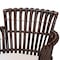 Bali & Pari Brooklyn Bohemian Very Dark Brown Rattan Arm Chair 248-13847-ZORO - alternate 5