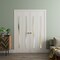 Sartodoors Sliding Closet Double Bi-fold Doors 96 x 96 inches, BASIC 3002 Ash Franko, Sturdy Tracks Moldings BASIC3002DBF-YAFR-96x96 (4* 24x96) - alternate 3