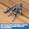 Hiltex Bottom Bearing Pattern Flush Trim Router Bit Set, 4 Pieces, 1/4 Inch Shank, CNC Woodworking Tool 10103H - alternate 4