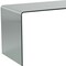 Homeroots 50" Clear Glass Computer Desk 554197 - alternate 3