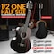 Pyle Beginner Acoustic Guitar Kit, 1/2 Junior Size All Wood Instrument with Full Accessory Kit, Picks PGACLS40BKMT - alternate 2