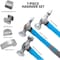 Neiko Auto Body Repair Hammer and Dolly Set, 7-Piece 20730A - alternate 5