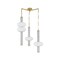 Corbett Lighting Malachite 52 in. Chandelier Vintage Gold Leaf 492-52-VGL - alternate 5