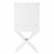 Homeroots 30in White Corner Display Stand With One Shelf And One Drawer 401687 - alternate 4