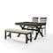 Crosley Hayden 4-Piece Dining Table Set For 5 KF13025SL - alternate 4