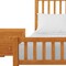 Homeroots Three Piece Brown Solid Wood Bedroom Set 523689 - alternate 4