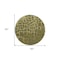 Homeroots 8' Olive Green And Dark Green Round Abstract Washable Indoor Outdoor Area Rug 601154 - alternate 5