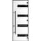Vdomdoors Front Exterior Prehung Steel Door Ronex0131 Grey 96 Entry Metal Modern Painted W36xH96 Left hand RONEX0131EXD-GRE-W36xH96-LH-I - alternate 1