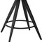 Homeroots 36" Black Wood and Steel Square Dining Table 602238 - alternate 6