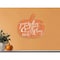 Homeroots Orange and White Pumpkin Spice and Everything Nice Pumpkin Shaped Wall Art 416076 - alternate 2