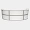 Linea Italia Reception Desk 71 in D X 46 in H, 11.9 ft W X Thermofused Laminate, White ZUS297 - alternate 1
