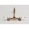 Kingston Brass Two-Handle Wall Mount Bridge Kitchen Faucet, Antique Brass KS2443BPL - alternate 3