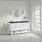 James Martin Vanities Breckenridge 60 in. Single Vanity, Bright White, w/ 3 CM Charcoal Soapstone Quartz Top 330-V60S-BW-3CSP - alternate 2