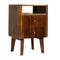 Homeroots 24" Brown Solid Wood One Drawer Nightstand 701704 - alternate 3