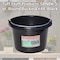 Tuff Stuff Products 5 qt Round Bucket Black SRNBK - alternate 3
