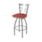 Holland Bar Stool Co 820 Catalina Stainless Steel 36in Swivel Bar Stool with Graph Poppy Seat 82036SS021 - alternate 1