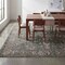 Jonathan Y Arabella Vintage Floral Border Non-Slip Machine-Washable Green/Brown 8 ft. x 10 ft. Area Rug VOR107H-8 - alternate 1