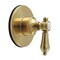 Kingston Brass Single-Handle Six-Way Diverter Valve with Round Trim Kit, Brushed Brass KS4037BAL - alternate 1