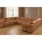 Homeroots Chestnut Italian Leather Power Reclining U Shaped Twelve Piece Sectional With Console 634662 - alternate 3