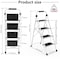 Wrightmaster 4-Step Lightweight Steel Step Stool, 9 ft. Reach with Safety Lock, 330 lb. Capacity Black ZoroBTV4BTB-44BK - alternate 3