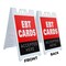 Signmission Ebt Cards, A-Frame & 2 Decals Installed, Heavy-Duty Plastic Frame SBHD-D-2436-Ebt Cards - alternate 3