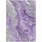 Homeroots 10' X 14' Purple And Ivory Abstract Washable Indoor Outdoor Area Rug 617607 - alternate 3