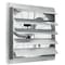 Vevor Shutter Exhaust Fan Shop Exhaust Fan 24'' Wall Mounted Aluminum 3320 CFM VV-ACPQS-24 - alternate 1