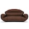 Leisuremod Hanging 2 person Egg Swing Cushion, Brown ES57C-BR - alternate 1
