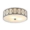 Jonathan Y Aria 3-Light 15.5" Metal LED Flush Mount, Oil Rubbed Bronze JYL3503C - alternate 1