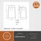 Vaxcel Sutton, 9.5 in H, Black Outdoor Wall Sconce, Seeded Glass, LED Compatible T0817 - alternate 5