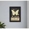 Homeroots Always Say A Prayer Butterfly Black Print Wall Art 404281 - alternate 2