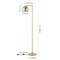 Jonathan Y Eva 58.5" Modern Contemporary LED Floor Lamp with Metal Globe Shade, Brass Gold JYL3088A - alternate 2