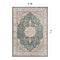 World Rug Gallery Traditional Oriental Medallion Washable Non Slip Area Rug 5 ft x 7 ft Green WR84GREEN5X7 - alternate 3