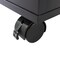 Lavish Home 2 Drawer Wood File Cabinet Filing Cabinet with Lock Rolling File Cabinet for Under Desk Storage 80-FC-4-BLK - alternate 3