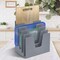 Acrimet 5 Section Incline File Sorter Desk Organizer Rack for Office Desktop Plastic Silver Color 225.4 - alternate 6