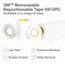 3M Film Tape, 1 in W, 72 yd L, 2 mil, Polyester Film, Double-Sided 9415PC - alternate 3