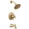 Delta Kayra Monitor 17 Series Tub & Shower Trim, 5.38 in, Champagne Bronze T17433-CZ - alternate 1