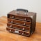 Gerstner 4-Drawer Dark Oak Mini Portable Chest - International GI-T12-D - alternate 4