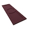 Ekena Millwork True Fit PVC Center Circle Arts & Crafts Fixed Mount Shutters, Wine Red, 12W x 77H, PR TFP001AC12X077WR - alternate 6