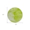 Homeroots 8' Round Green Round Abstract Washable Non Skid Indoor Outdoor Area Rug 559744 - alternate 4