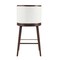 Manhattan Comfort Evalyn Barstool in White - Set of 3 3-BS024-WH - alternate 2