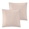 Homeroots Blush Queen Polyester 180 Thread Count Washable Duvet Cover Set 529023 - alternate 5