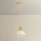 Hudson Valley Lighting Pinesbridge 1 Light Pendant in Aged Brass Finish 9309-AGB - alternate 4