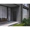 Vdomdoors Aluminum Door Iron 0255 Black Entry Steel Metal Classic Painted 36 x 80 (36 x 80)-Left Inswing IRON0255EXD-BLK-W36xH80-LH-I - alternate 2