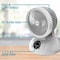 Brentwood Industries 6 Inch Three Speed Oscllating Desktop Fan with Timer and Remote Control in White F-650RW - alternate 5