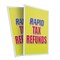 Signmission Rapid Tax Refunds, Plastic Signs Only 24 Inch x 36 Inch, Corrugated Plastic, 2PK CSB-2436-2PACK-Rapid Tax Refunds - alternate 1